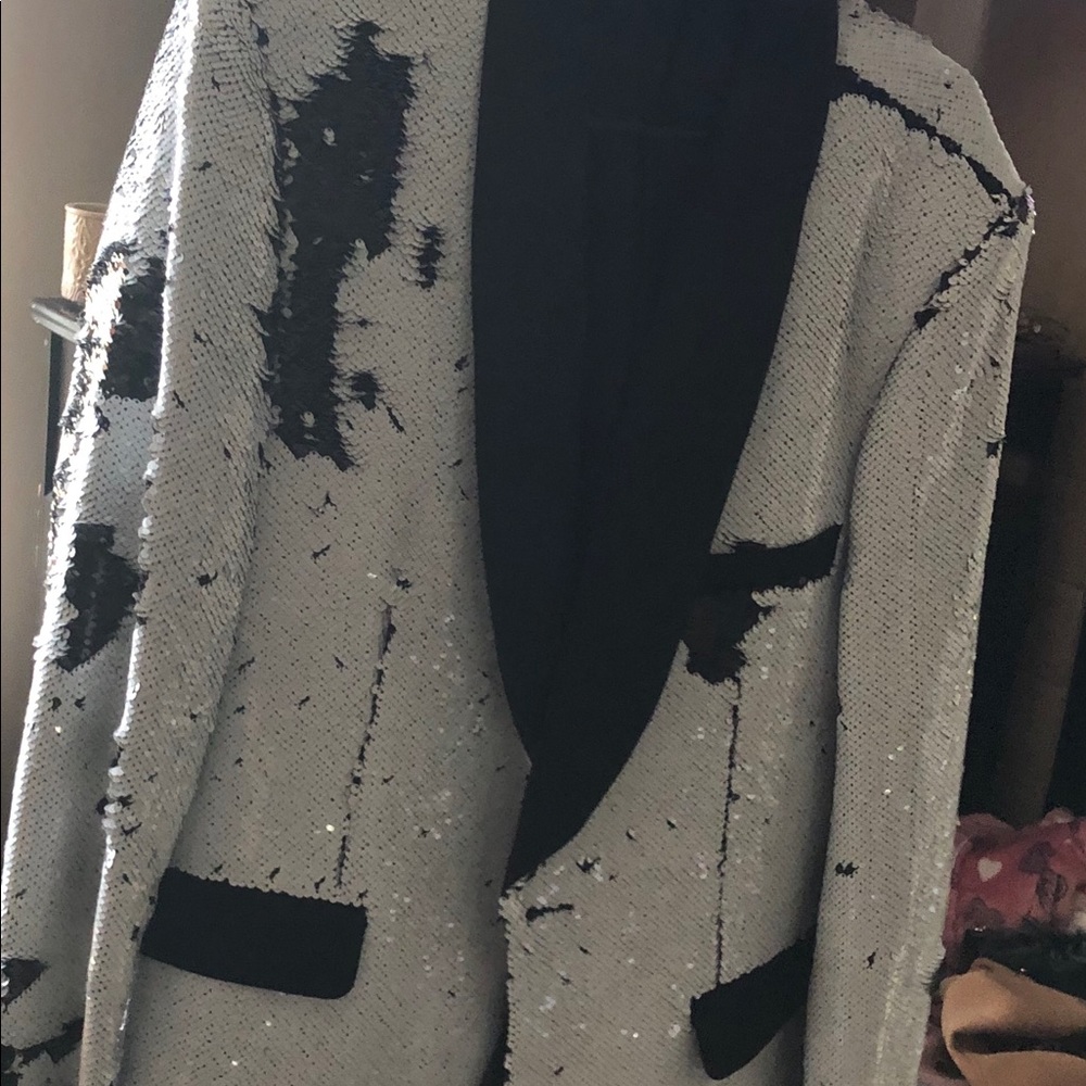 Men Sequin Blazer